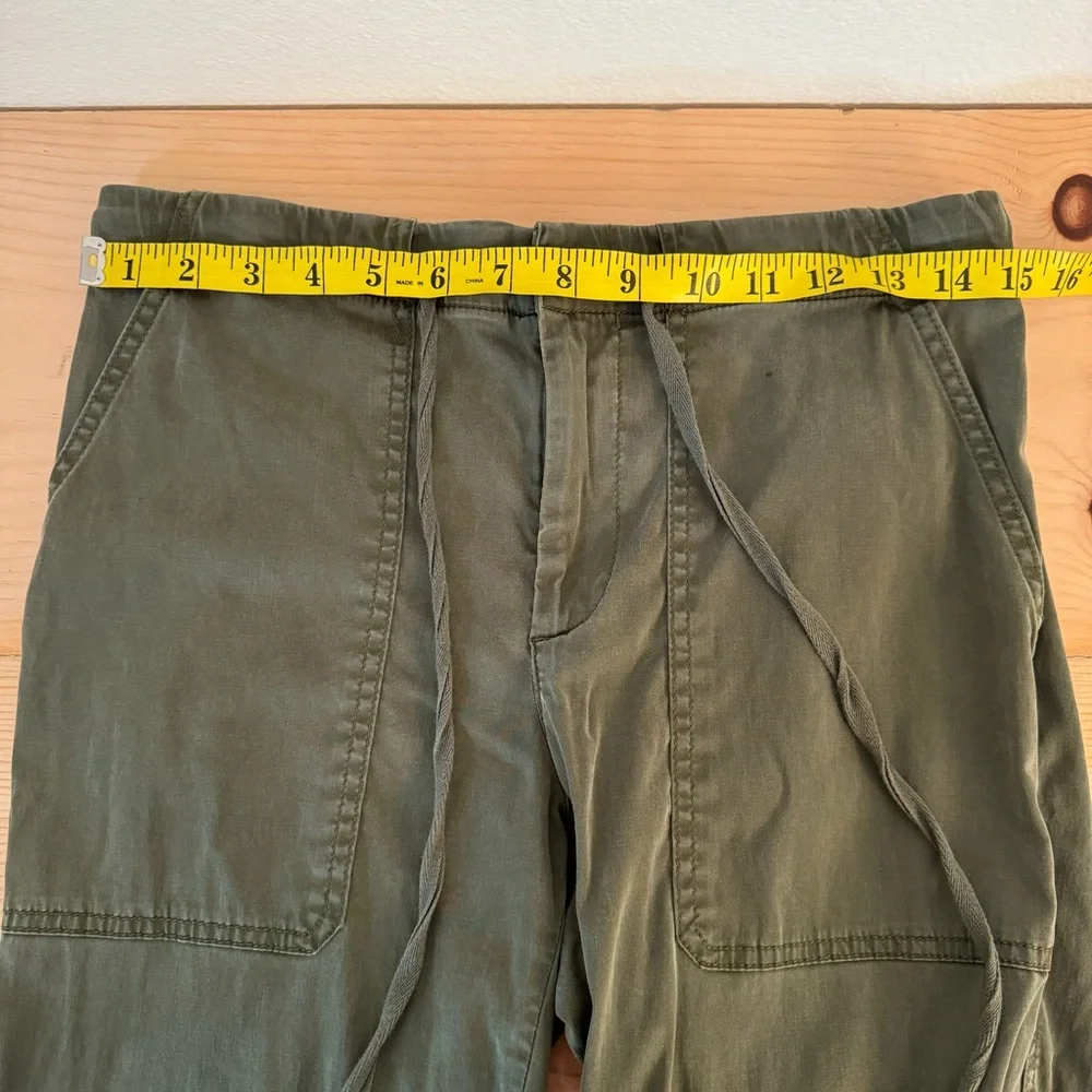 Lou & Grey Cosmic Drawstring Joggers Olive Army Green S - Picture 12 of 14